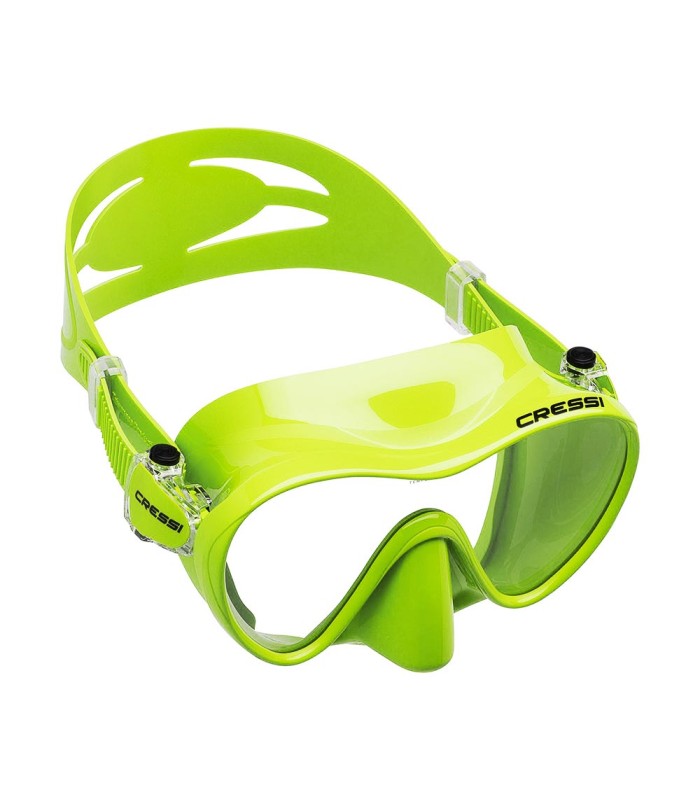 Cressi F1 Silicone Mask Lime  - tokatlis.gr