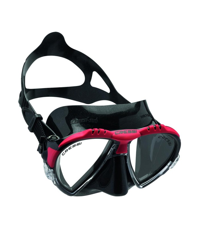Cressi Matrix Silicone Mask Black/Frame Red