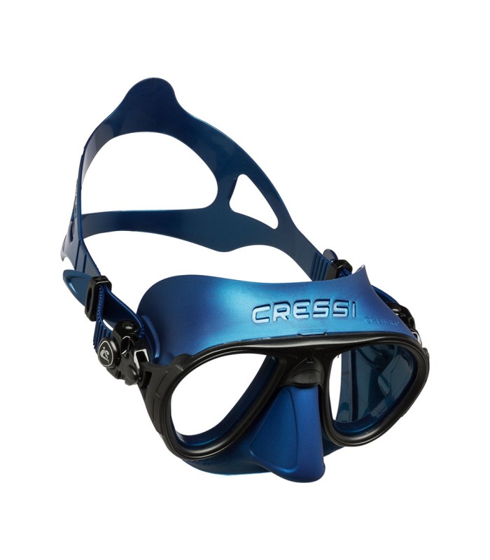 Cressi Calibro Silicone Mask Blue Metal  - tokatlis.gr