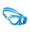 Cressi Moon Kid Silicone Mask Light Blue/Frame Lime - Μάσκα