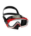 Cressi Sirena Silicone Mask Black/Frame Red - Μάσκα