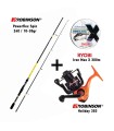 Combo Spinning Robinson Powerflex Spin 240 / 10-30gr + Robinson Holiday 303 + Ryobi Iron Max X 300m 0.26mm