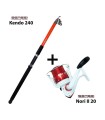 Combo Casting Sensei Kendo 240 + Sensei Nori II 20