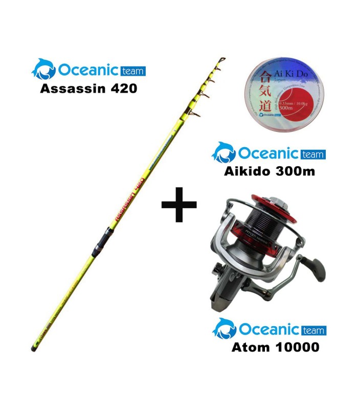 Full Combo Surf Oceanic Team Assassin 420 + Oceanic Team Atom 10000 + Oceanic Team AI KI DO 300m - tokatlis.gr