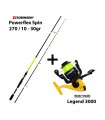 Combo Spinning Robinson Powerflex Spin 270 / 10 - 30 gr + Sensei Legend 3000