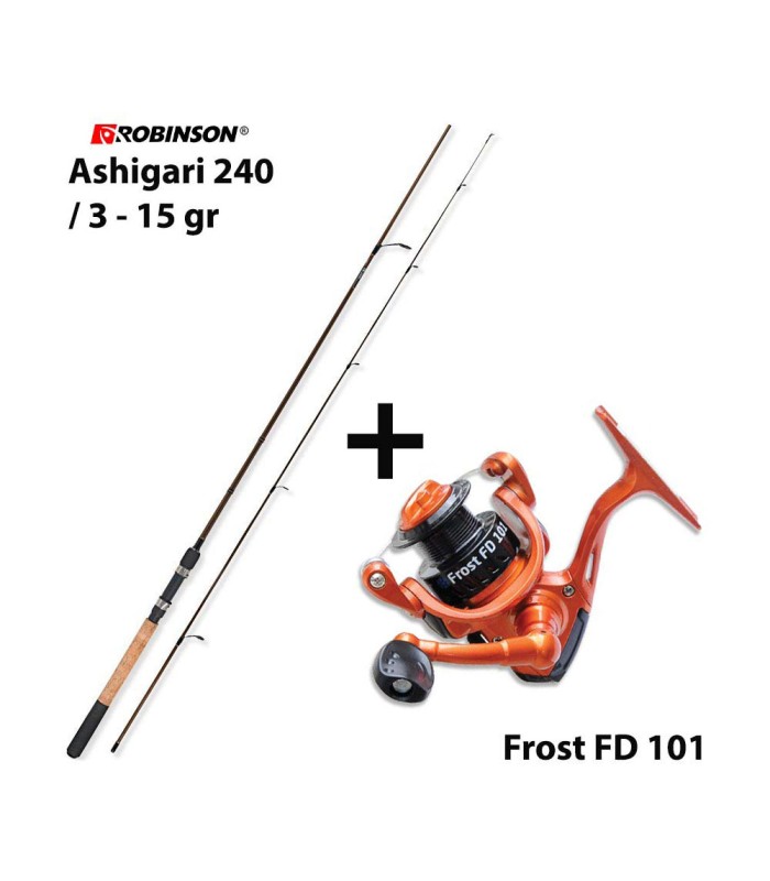 Combo LRF Robinson Ashigari 240 / 3 - 15gr + Robinson Frost FD 101 - tokatlis.gr