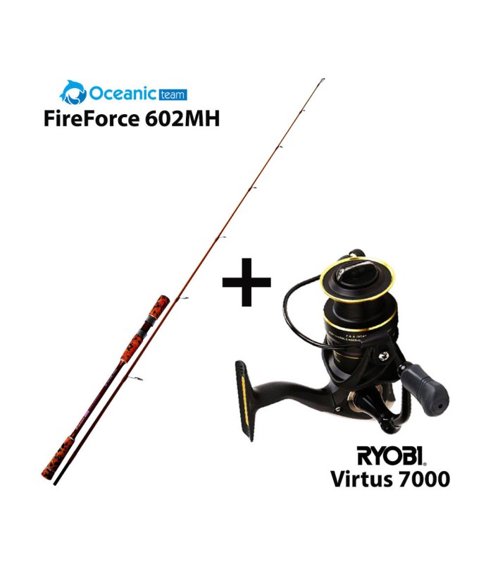 Combo Boat Oceanic Team Fireforce 602MH + Ryobi Virtus 7000 - tokatlis.gr