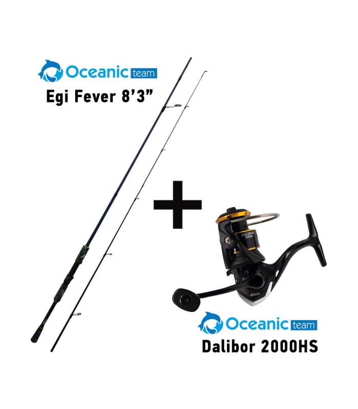 Combo Eging Oceanic Team Egi Fever 8’3” + Dalibor 2000HS - tokatlis.gr