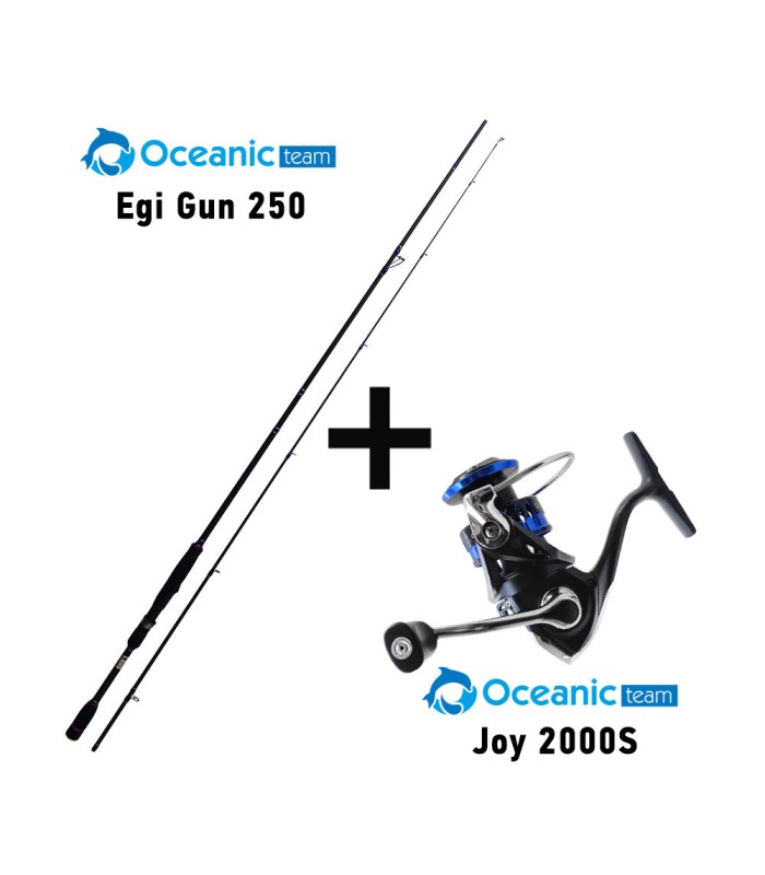 Combo Eging Oceanic Team Egi Gun 250 + Joy 2000S - tokatlis.gr