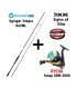 Combo Eging Oceanic Team Eginger Utopia 862ML + Ryobi Smap XBM + Sunline Siglon Braided Fishing Line x8 150m  - tokatlis.gr