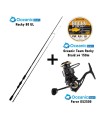 Combo LRF Oceanic Team Rocky 80UL + Oceanic Team Force GS2500 + Oceanic Team Rocky Braid x4 150m