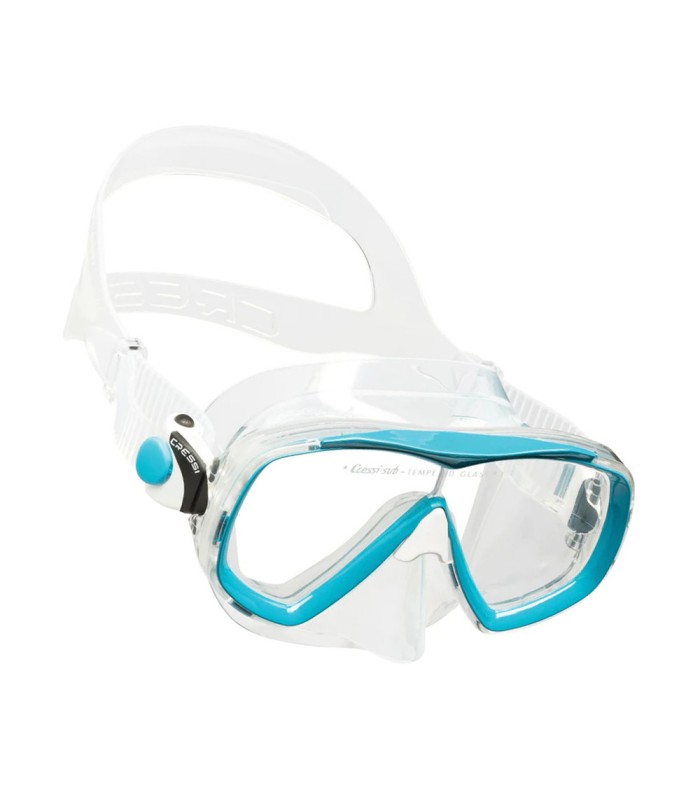 Cressi Estrella Silicone Mask Clear/Aquamarine - tokatlis.gr