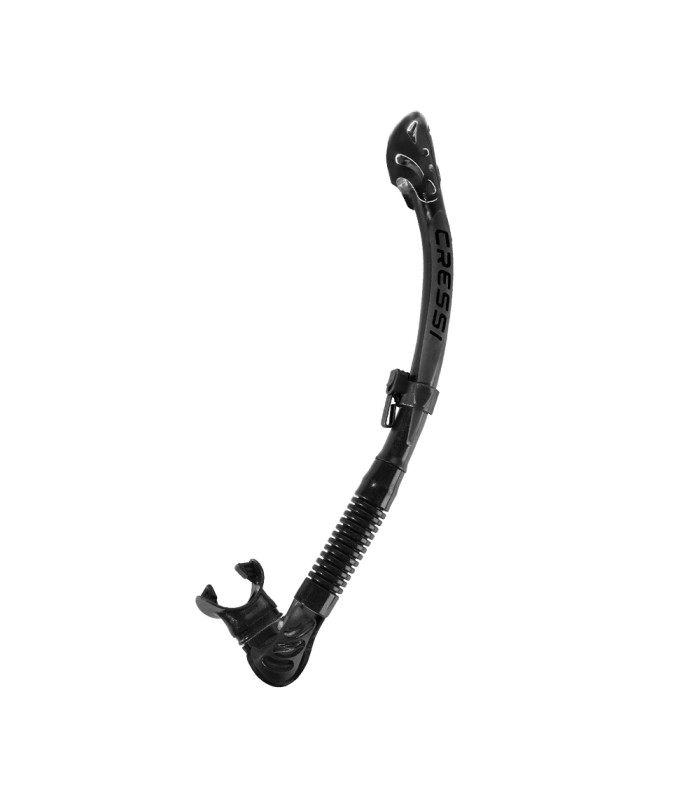 Cressi Alpha Ultra Dry Snorkel Black/Tube Black - Αναπνευστήρας - tokatlis.gr