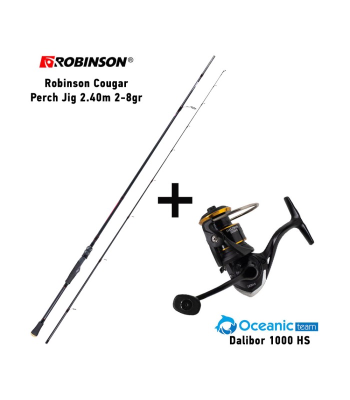 Combo LRF Robinson Cougar 240 2-8gr + Oceanic Team Dalibor 1000HS - tokatlis.gr