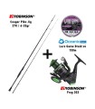 Combo Spinning Robinson Cougar Pike Jig 270 / 6-32gr + Robinson Frog 303 + Oceanic Team Lure Game Braid x4 150m
