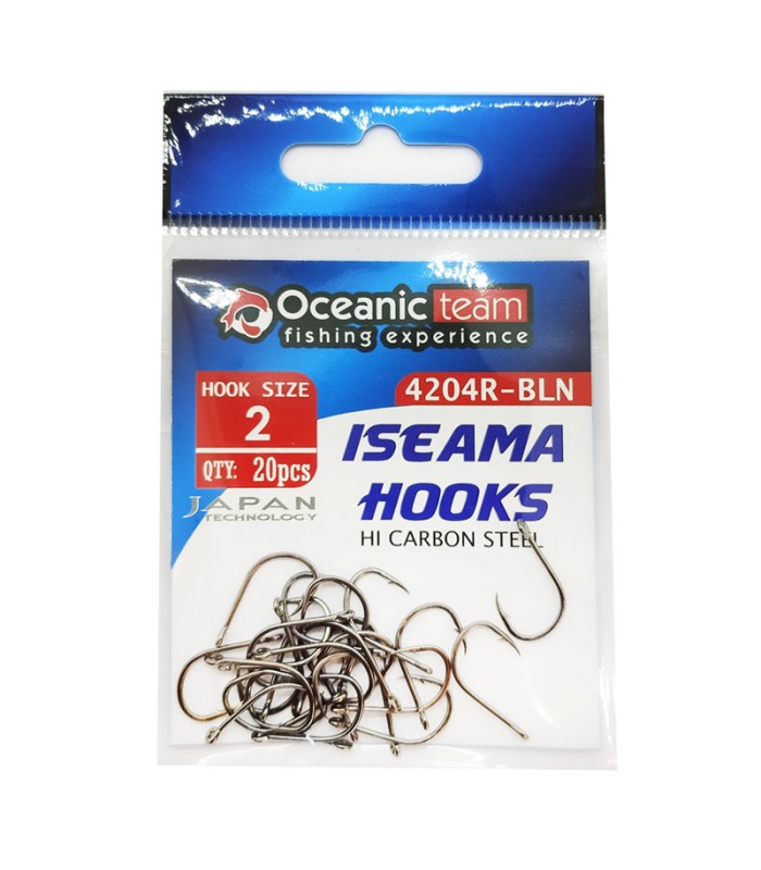 Oceanic Team 4204R BLN Αγκίστρι Iseama με θηλιά (20pcs) - 6 - tokatlis.gr