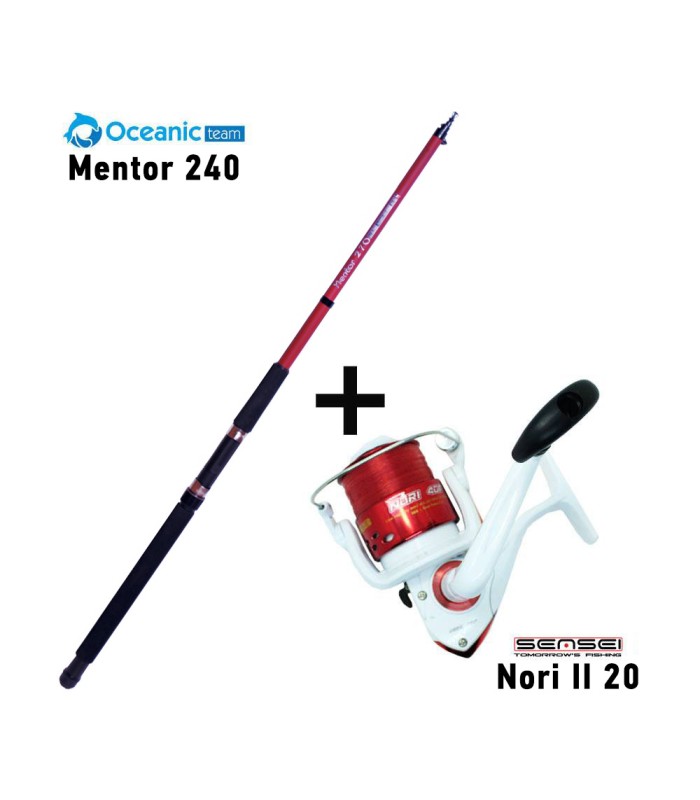 Combo Casting Oceanic Team Mentor 240 + Sensei Nori II 20 - tokatlis.gr