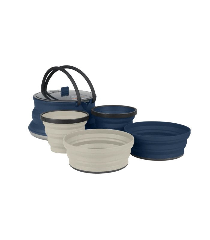 X-Set: 12 5pc (X-Kettle 2.2L, 2 X-Bowl, 2 X-Mug) Σετ Πτυσσόμενων Δοχείων - tokatlis.gr